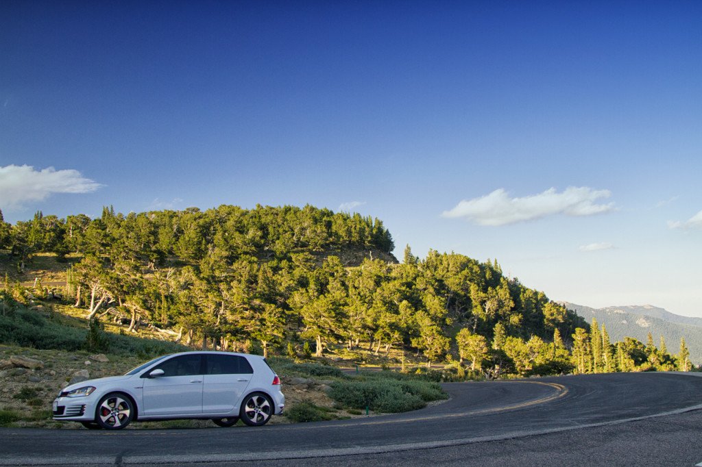 2015 VW Golf GTI at Mount Evans, CO