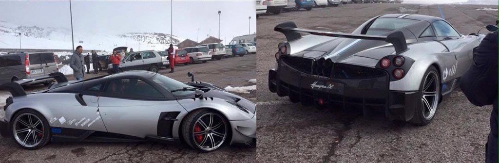 Pagani Huayra BC Spied uncamouflaged