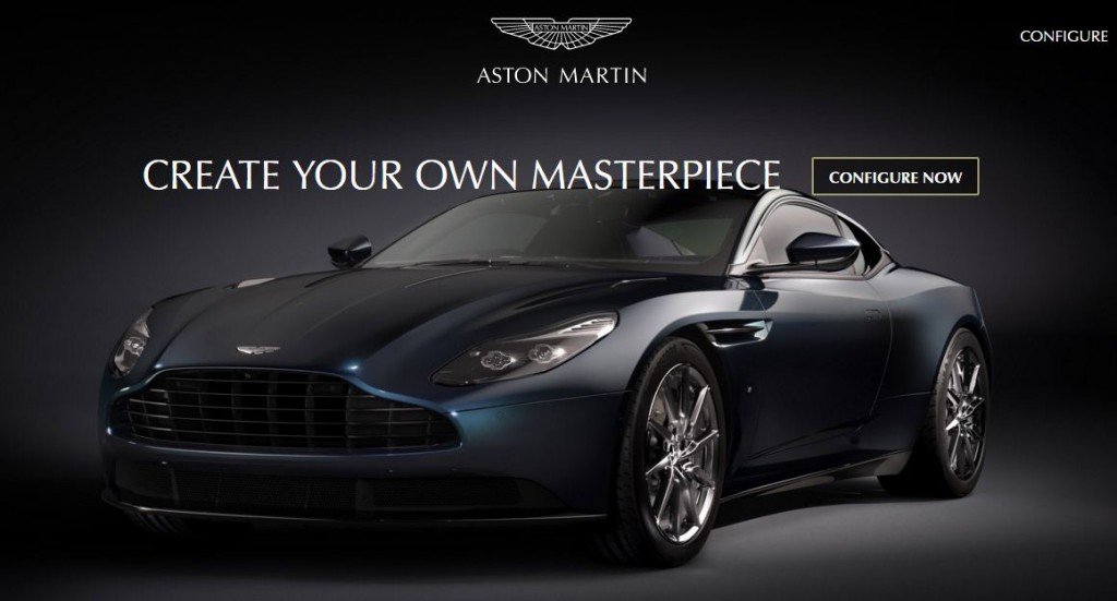 Aston Martin DB11 Configurator goes online