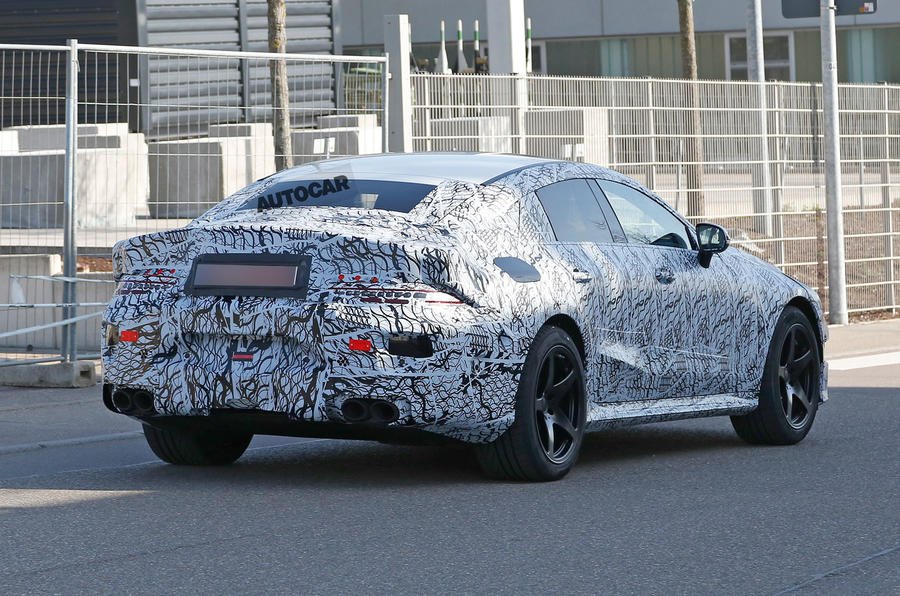 Mercedes-AMG GT Saloon test mule spotted in Germany-2