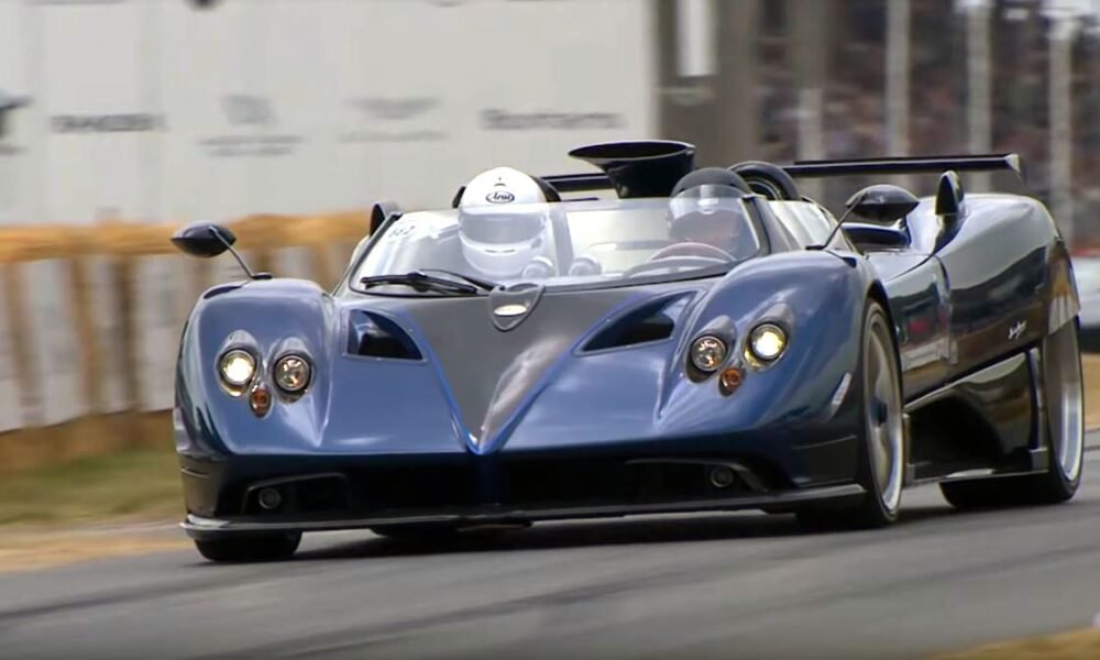 Video Horacio Pagani S Zonda Hp Barchetta Makes Goodwood Debut The