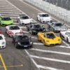 Supercars pose for the lense