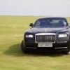 Rolls Royce Wraith drifting