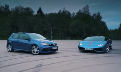 700hp VW Golf R vs Lamborghini Huracan