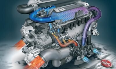 Bugatti Veyron W16 Engine cutaway