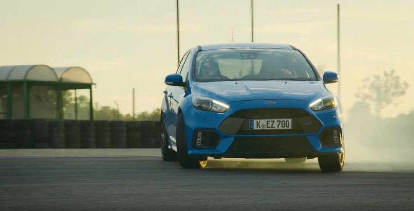 The Stig drives the new Ford Focus RS