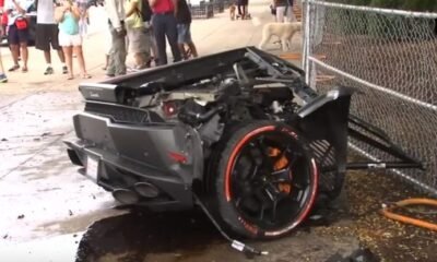 Lamborghini Huracan crashes in Chicago-1