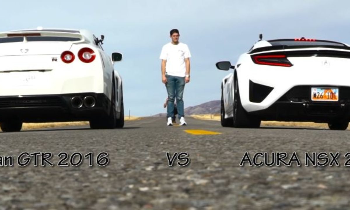 Drag Race Acura Nsx Vs Nissan Gtr The Supercar Blog