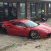 Teenager crashes Ferrari 488 GTB into Barbershop-1