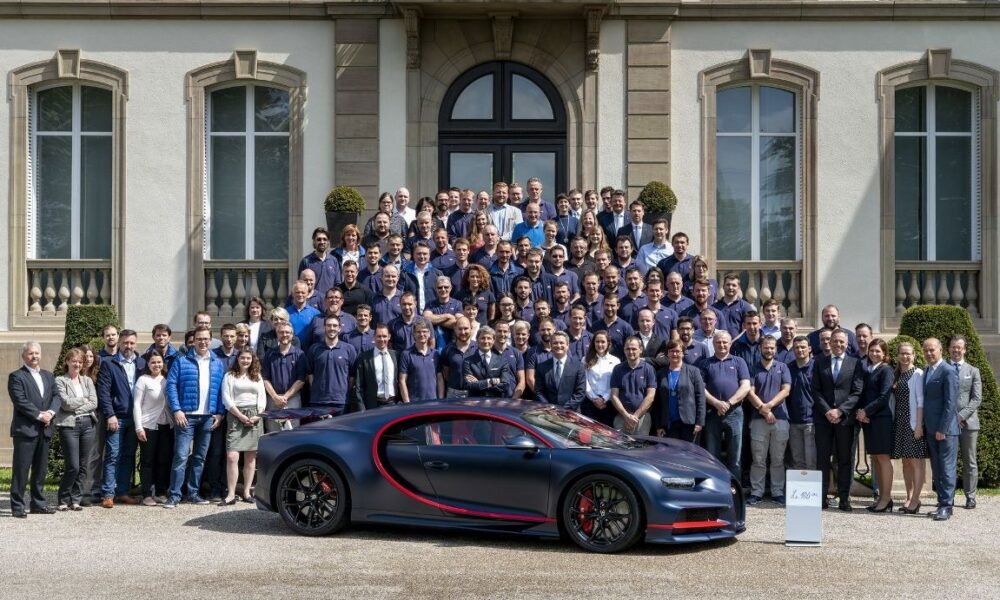 100th Bugatti Chiron Rolls off the Production Line - The Supercar Blog