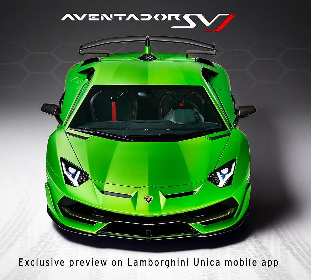 Lamborghini Aventador SVJ Unica App 1
