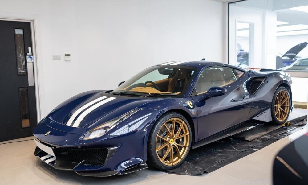 Checkout Jay Kay's Blu Scozia Ferrari 488 Pista - The Supercar Blog