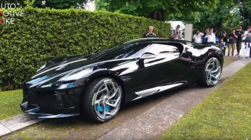 Spotted 19 Million Bugatti La Voiture Noire In Italy The Supercar Blog
