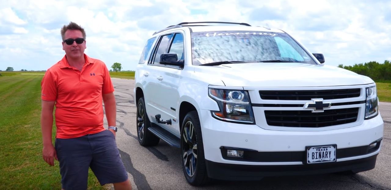 Chevrolet Tahoe-Hennessey HPE500-donuts