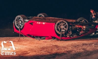 Lamborghini Huracan-Crash-LA-Highway
