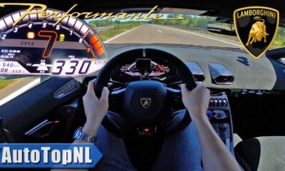 Lamborghini Huracan Performante-Autobahn-Top speed