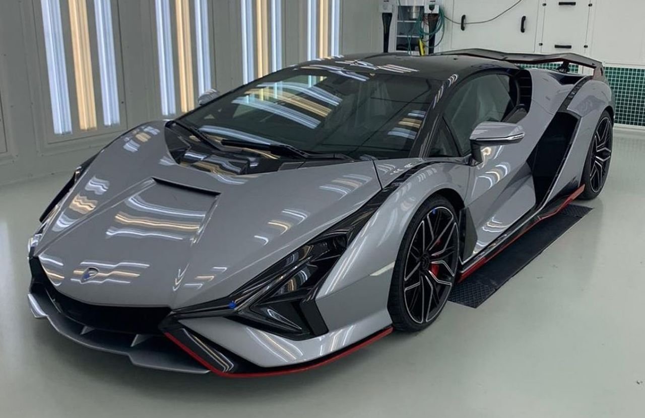 This Lamborghini Sian Is Trying To Be Discreet In That Silver Spec The Supercar Blog