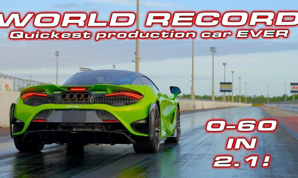 Is the McLaren 765LT the fastest production car over a 1/4 Mile? - The ...