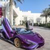Violet Lamborghini Sian-Qatar Royal-1