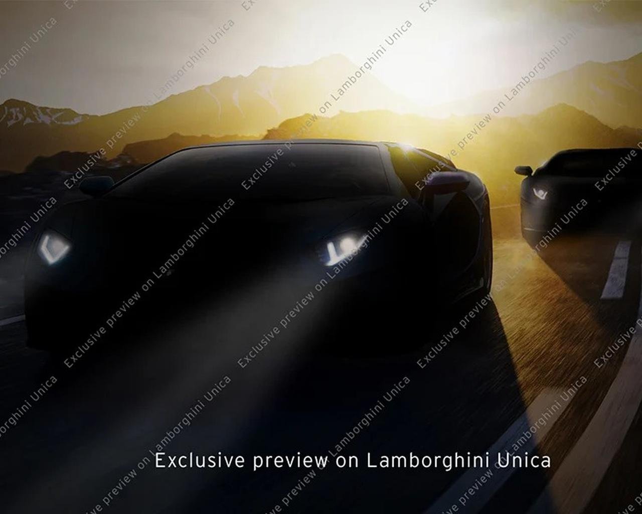 Final Lamborghini Aventador SJ-teaser-Unica app