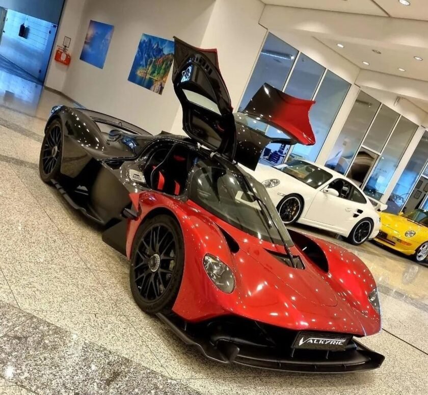 Hyper Red Aston Martin Valkyrie delivered in Austria - The Supercar Blog