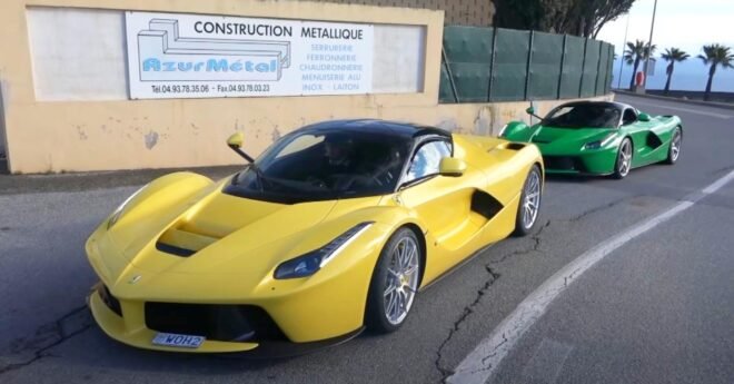 One-off Signal Green LaFerrari spotted in Monaco - The Supercar Blog