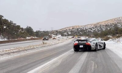 Koenigsegg Regera-icy road-fail