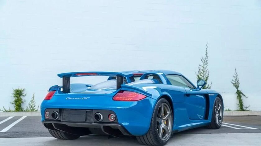 2004 Porsche Carrera GT in a 356 Speedster-inspired blue color for sale ...