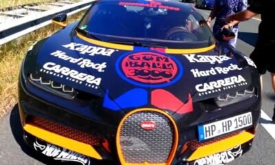 Bugatti Chiron accident-Gumball 3000