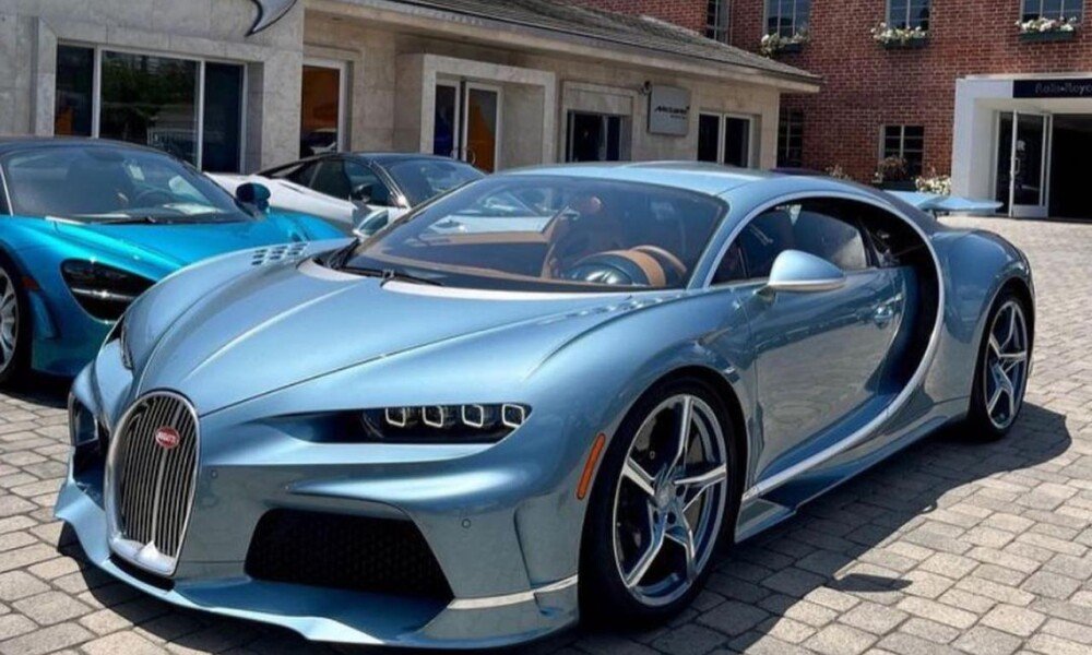 Lamborghini Chiron в белого цвета