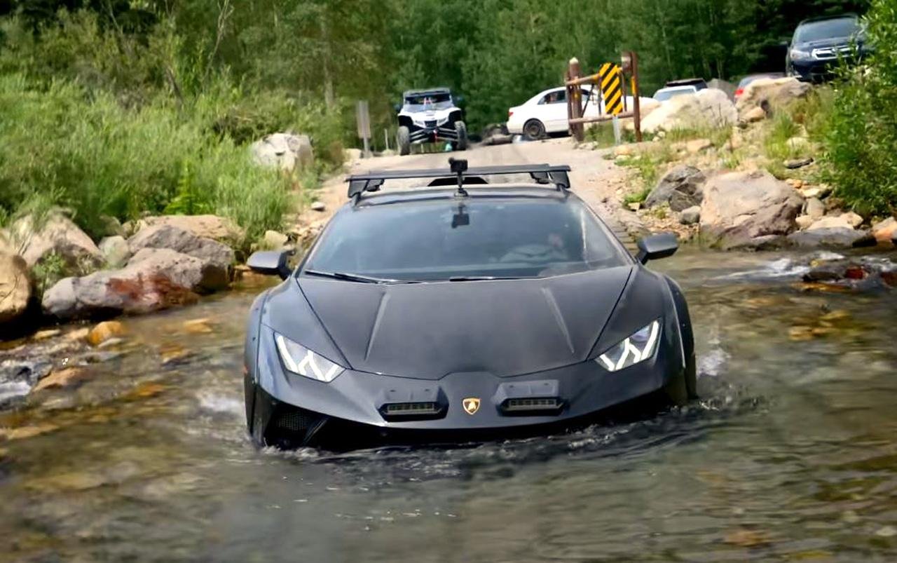 Guy goes off-roading in his brand-new Lamborghini Huracan Sterrato - The  Supercar Blog