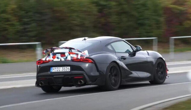 Watch The 2025 Toyota Supra GRMN Test Around The Nurburgring - The ...