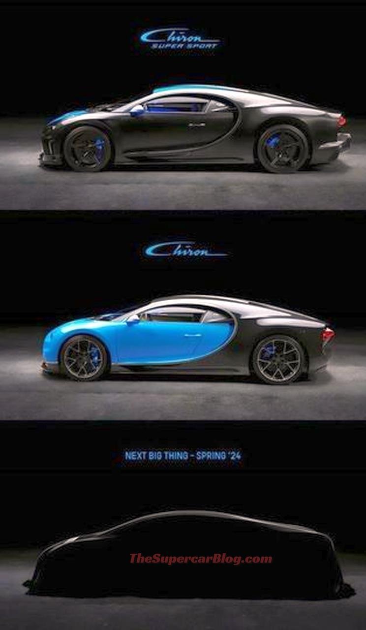 Unique! First glimpse of the Bugatti Chiron successor; to debut in