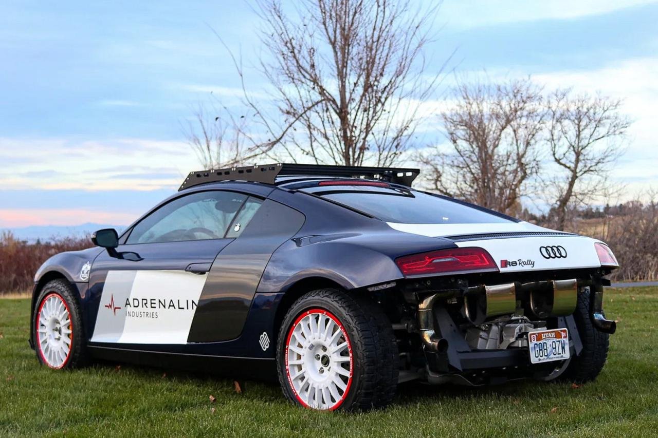 Audi R8 rally car for sale-Bring a trailer-3