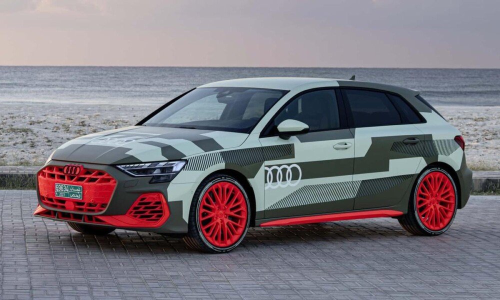 2025 Audi S3 previewed in bright Audi Sport livery The Supercar Blog