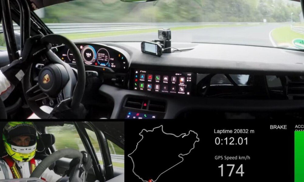 Watch the Porsche Taycan Turbo GT set a new Nurburgring lap record ...