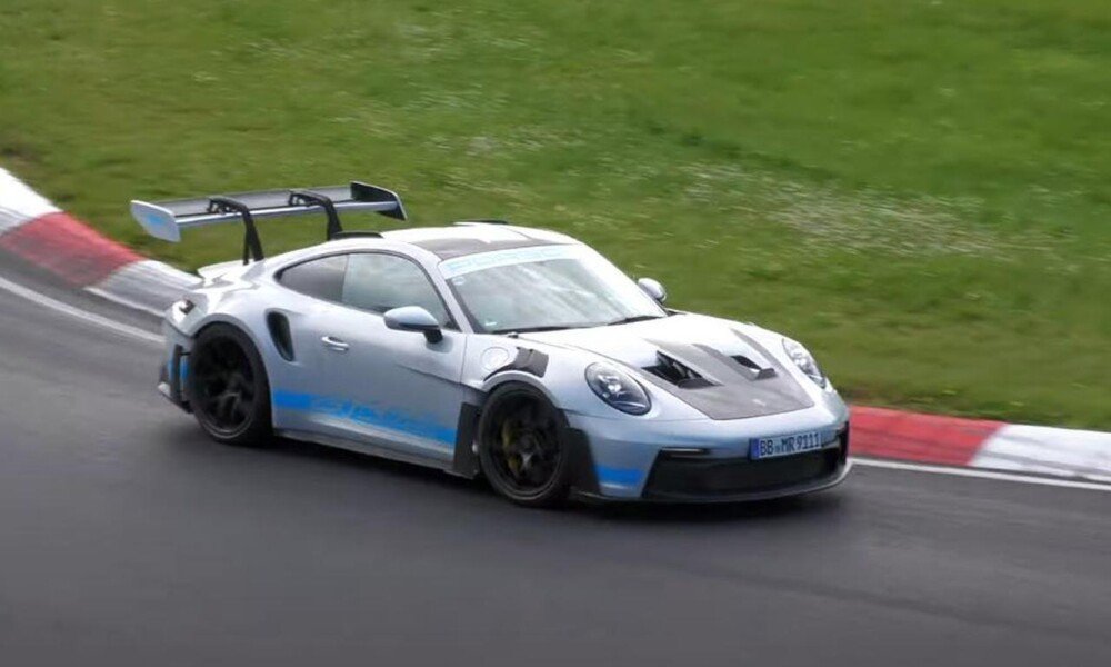 2026 Porsche 911 GT2 RS begins testing at the Nurburgring The