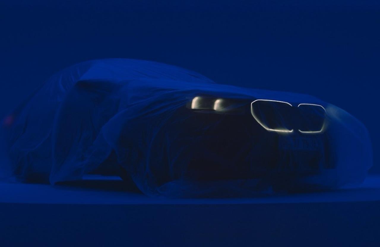 2025 BMW M5 teaser-kidney grille