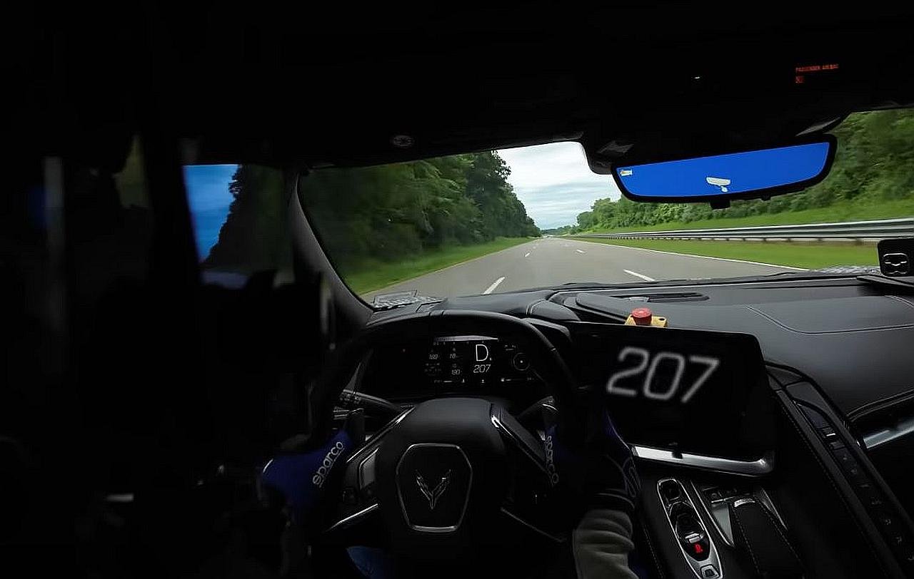 Corvette ZR1 top speed run