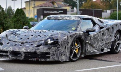 Ferrari 296 GTB facelift test mule spied-1