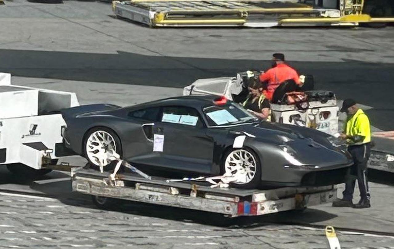 One-off Porsche supercar spotted at LAX-Pebble Beach-1