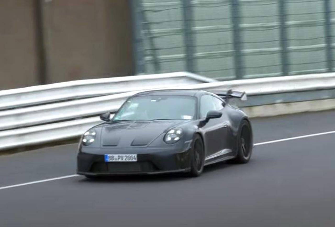 Porsche 911 GT3 facelift Nurburgring