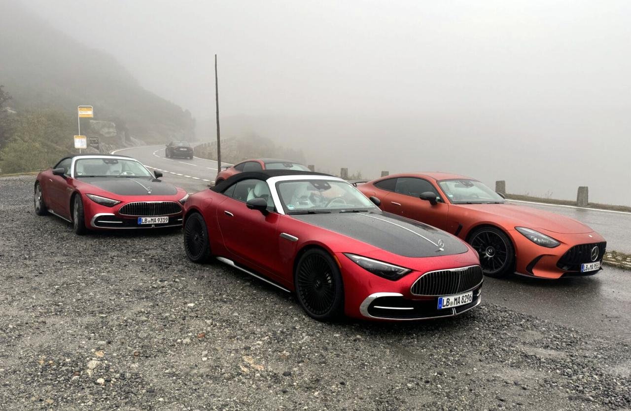 Mercedes-Maybach SL 680 prototypes-Switzerland-1