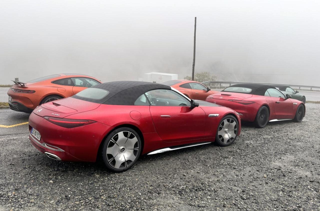 Mercedes-Maybach SL 680 prototypes-Switzerland-2