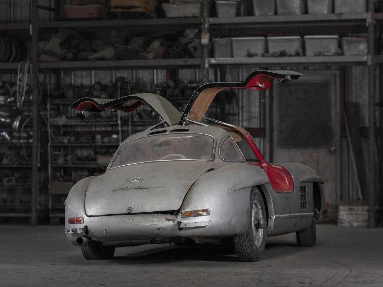 1956 Mercedes-Benz 300 SL Alloy Gullwing-auction-3