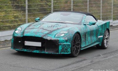 Aston Martin Vanquish Volante spy shots-1