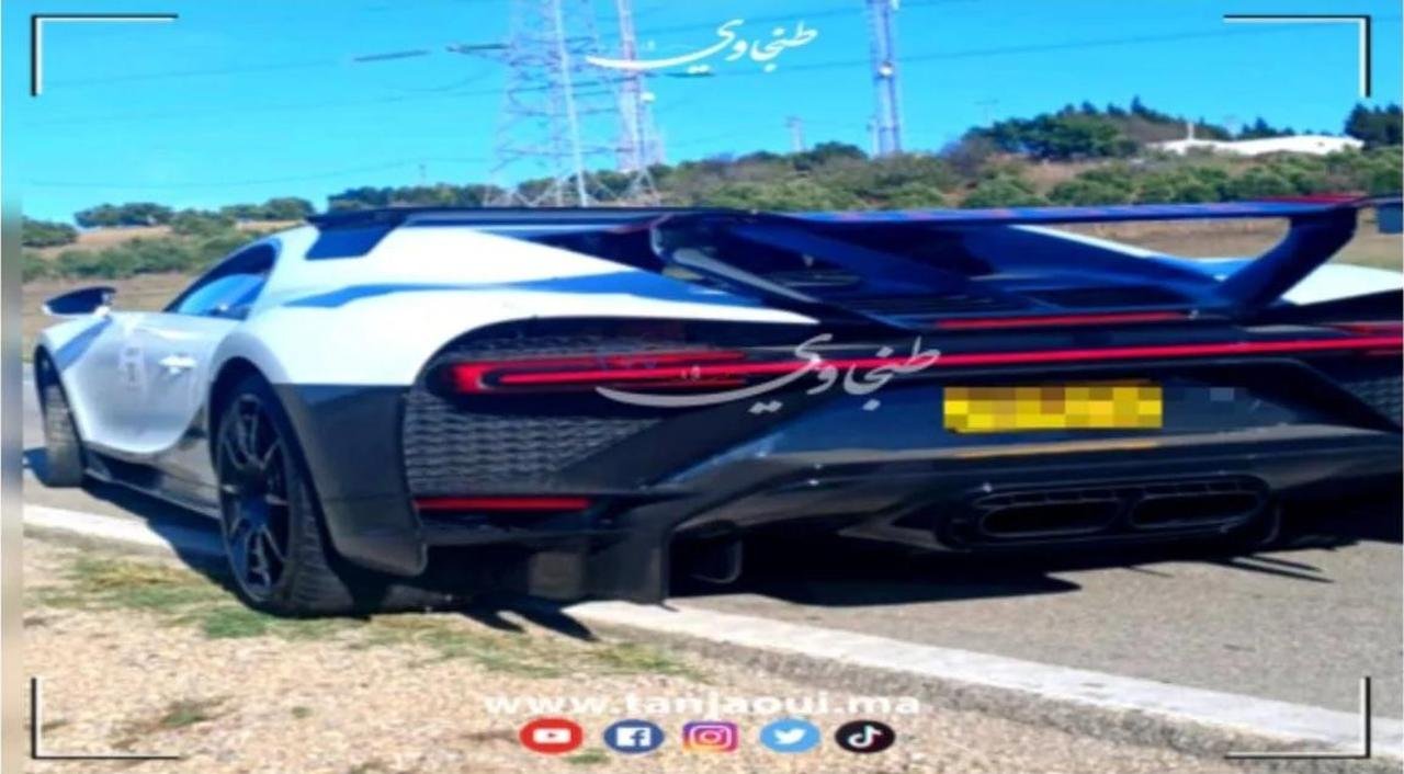 Bugatti Chiron Pur Sport crash Morocco-2