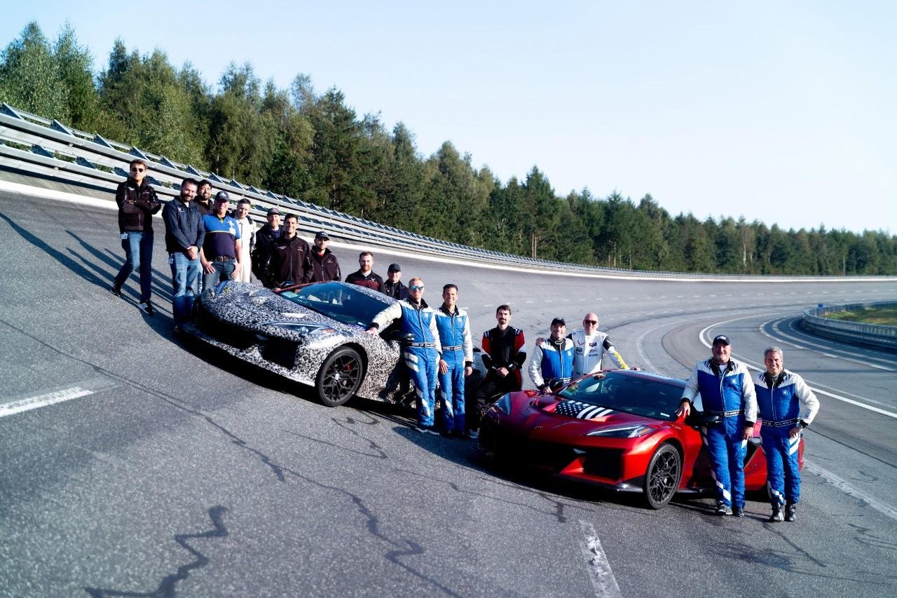 Corvette ZR1 Top Speed Testing Team