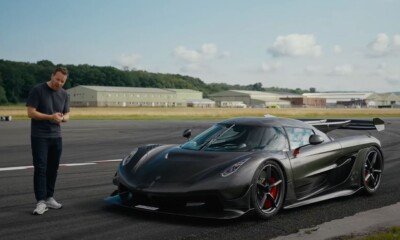 Koenigsegg Jesko Attack Top Gear test track lap record