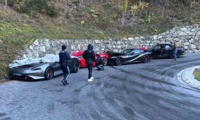 LaFerrari McLaren Elva crash Austria-1